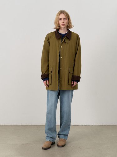 UNISEX WAXED COTTON HUNTING JACKET - Dunst for MEN - Modalova