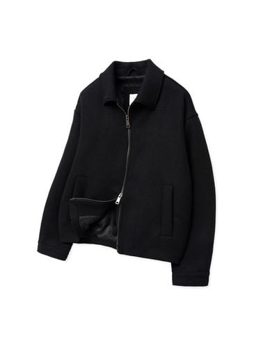 PURE WOOL] Wool Blend Single Jacket_Black - V2 - Modalova