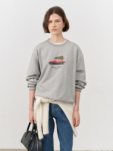 Unisex Holiday Sweatshirt - Melange Grey - Dunst for WOMEN - Modalova