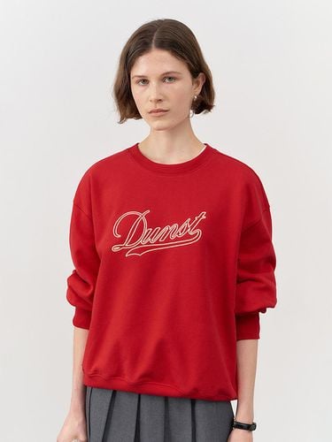 Unisex Chain Logo Sweatshirt - Red - Dunst for WOMEN - Modalova