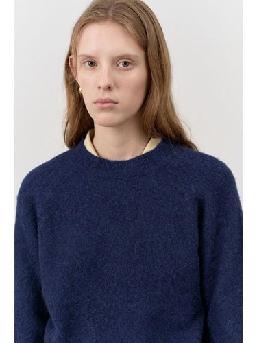 Unisex Shaggy Dog Sweater - Navy Blue - Dunst for WOMEN - Modalova