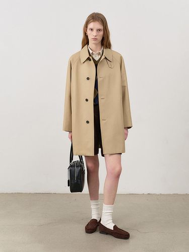 Unisex Half Mac Coat - Classic Beige - Dunst for WOMEN - Modalova