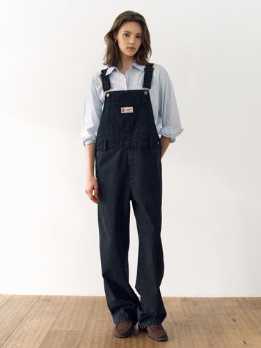 Bakken Denim Overall Pants (Black) - AND YOU - Modalova