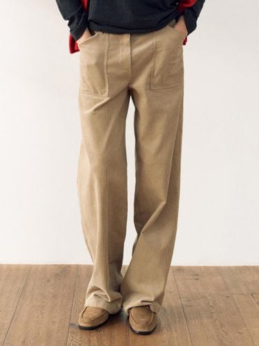 Viborg Out Pocket Corduroy Pants ( / Beige) - AND YOU - Modalova