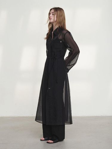 Maxi Shirt Dress SW4AO814-10 - LOEUVRE - Modalova