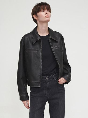 Faux Leather Jacket SL4XJ308-K8 - LOEUVRE - Modalova