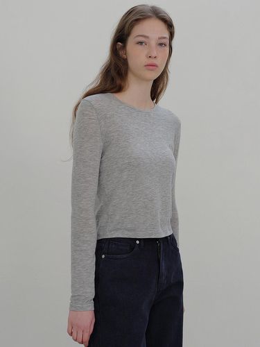 Essential tencel tee (gray) - ANDNEEDS - Modalova