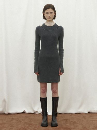 LAYERED KNIT DRESS(OP-6220) - Atelier Nain - Modalova