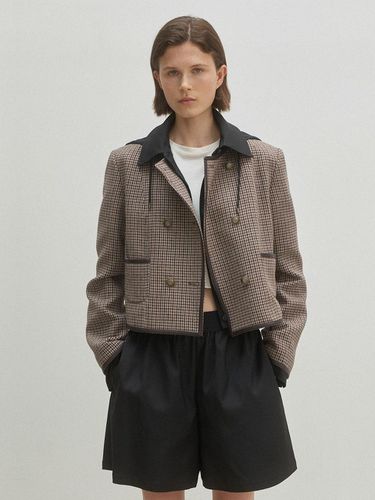 HARRIS CHECK DOUBLE JACKET(JK-2958) - Atelier Nain - Modalova