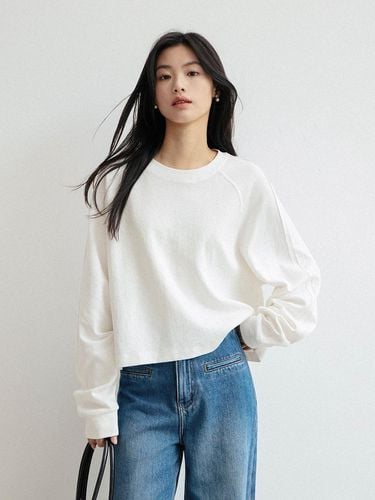 Crew Neck Cropped Top - LANGSON - Modalova