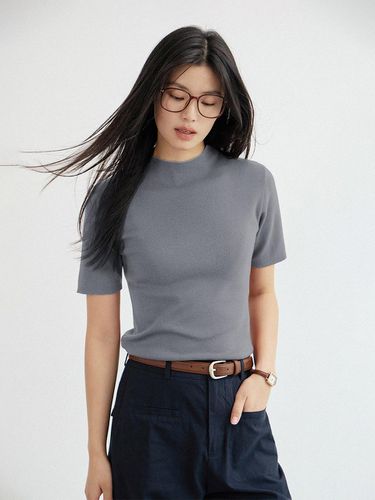 Slim Basic Knit Top - 3 Colors - LANGSON - Modalova