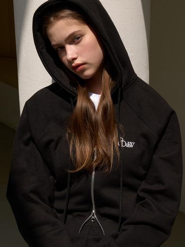 Hooded Zip-Up Black AD337 - EIGHT DAYS A WEEK - Modalova