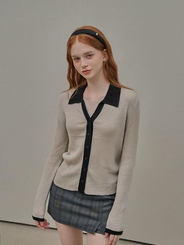 Kaiyen Colored Knit Cardigan - TWEE - Modalova