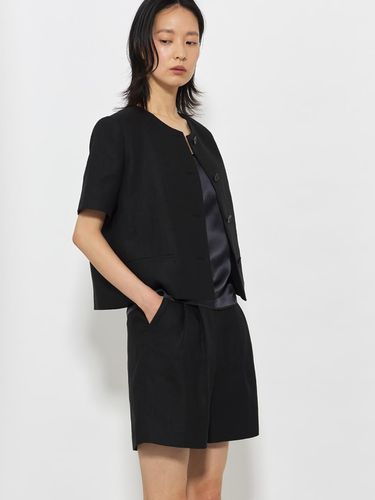 Ver.2022] Le noir linen half pants - manuelle et guillaume - Modalova