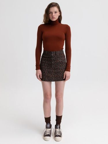 BUTTON UP SKIRT - BROWN - Bensimon - Modalova