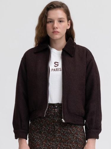 BLOUSON JACKET - BROWN - Bensimon - Modalova