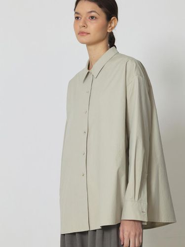 Garcon cotton shirt soft khaki - manuelle et guillaume - Modalova