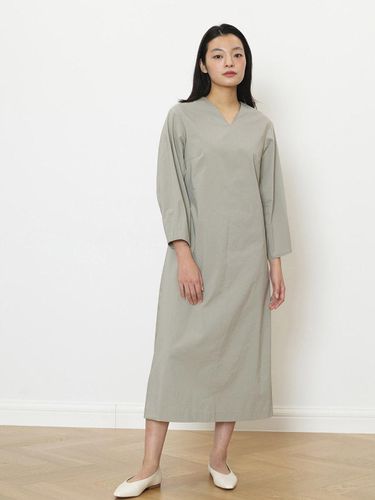 Lined volume cotton dress - manuelle et guillaume - Modalova