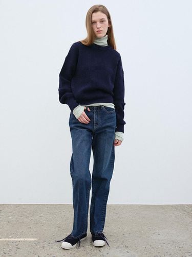 ORIGINAL STRAIGHT DENIM PANTS - DENIM BLUE - Bensimon - Modalova