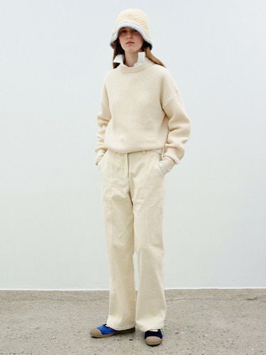 SEMI-WIDE CORDUROY PANTS - Bensimon - Modalova