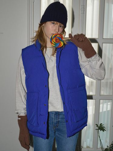 COZY PUFFER VEST - BLUE - Bensimon - Modalova