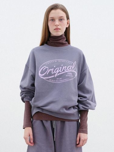 ORIGINAL LOGO SWEATSHIRT - CHARCOAL - Bensimon - Modalova