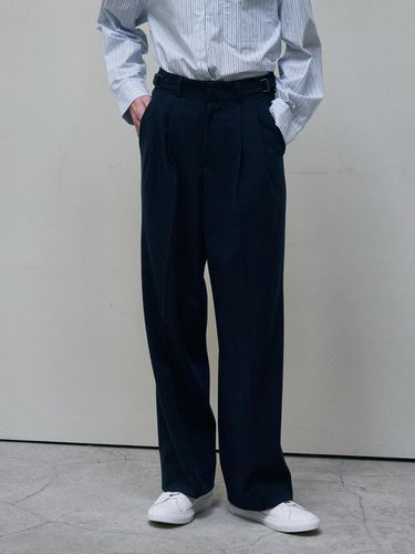 Winter Buckle Casual Pants - Navy - MOTT - Modalova