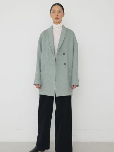 Mode herringbone coat - manuelle et guillaume - Modalova