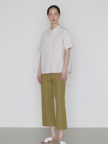 Cool linen flexible pants - manuelle et guillaume - Modalova