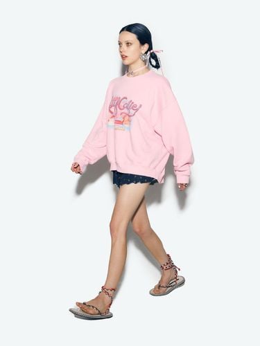 CANDYFORNIA SWEATSHIRT PINK - asif_CALIE - Modalova