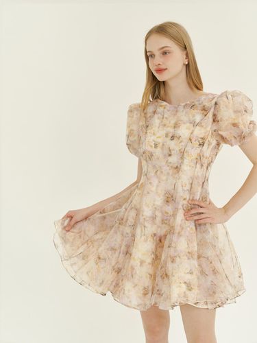 Roman Fairy Puff Dress / Print(3color) - LE ROMAN - Modalova