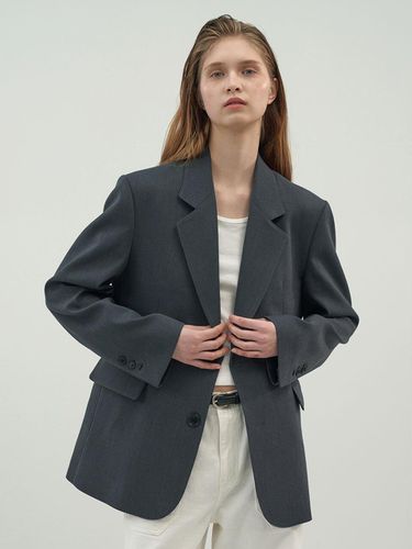 Wool Stitch Jacket - Gray - MOTT - Modalova