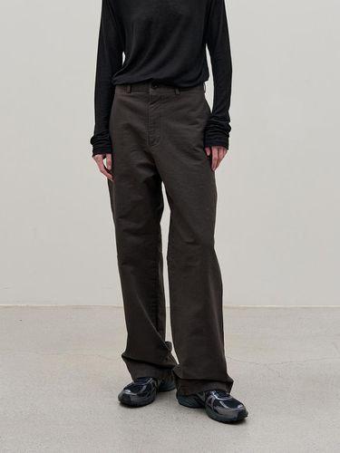 HIDE LINE WIDE PANTS_CHARCOAL - Have&Have - Modalova