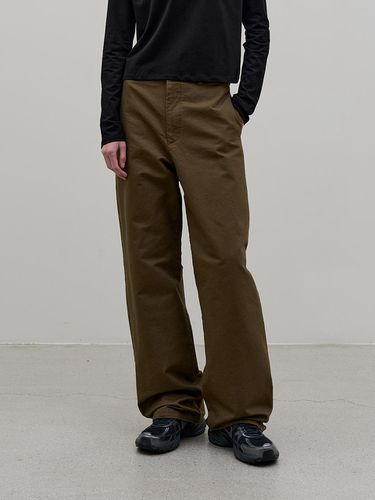 HIDE LINE WIDE PANTS_KHAKI BROWN - Have&Have - Modalova