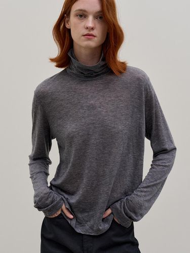 TURTLENECK TENCEL WOOL T-Shirt_6 color - Have&Have - Modalova