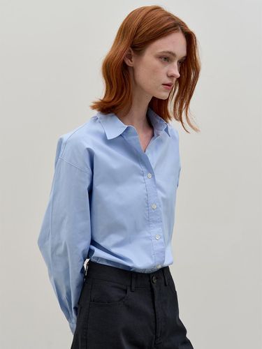 BASIC COTTON SHIRT_SKY BLUE - Have&Have - Modalova