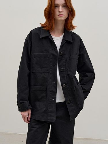 COTTON WORK JACKET_BLACK - Have&Have - Modalova