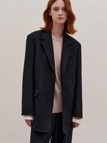 ESSENTIAL SINGLE BUTTON JACKET_BLACK - Have&Have - Modalova