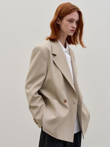 DOUBLE BUTTON JACKET_BEIGE - Have&Have - Modalova