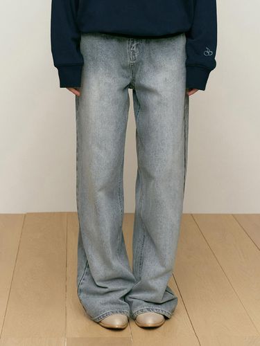 Garment Washing Wide Fit Denim Pants [] - KIRSH - Modalova