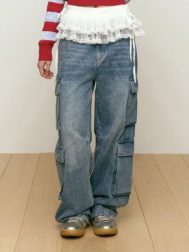 Vintage cargo wide-fit denim pants [] - KIRSH - Modalova