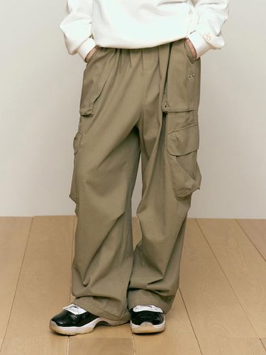 Cotton Cargo Pants [Khaki] - KIRSH - Modalova