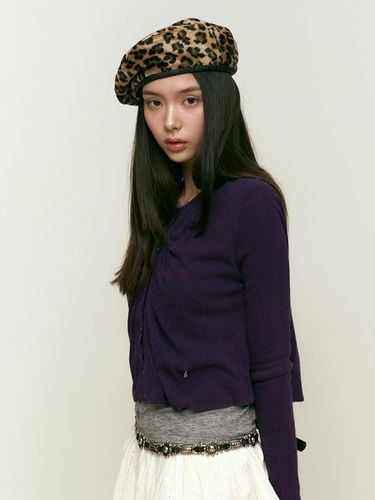 Knit Like Cardigan [Dark Purple] - KIRSH - Modalova