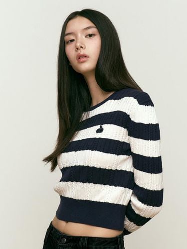 Small RED Stripe Cropped Knitwear [] - KIRSH - Modalova