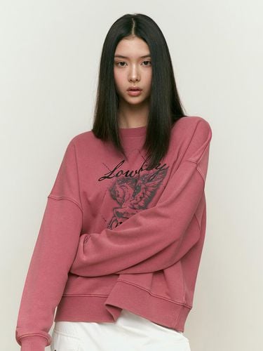 Luna Washing Unicorn Graphic Sweatshirt [Dark Pink - KIRSH - Modalova