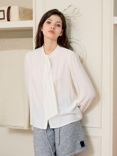 AR_Ribbon collar shirt - Aei&Rei - Modalova