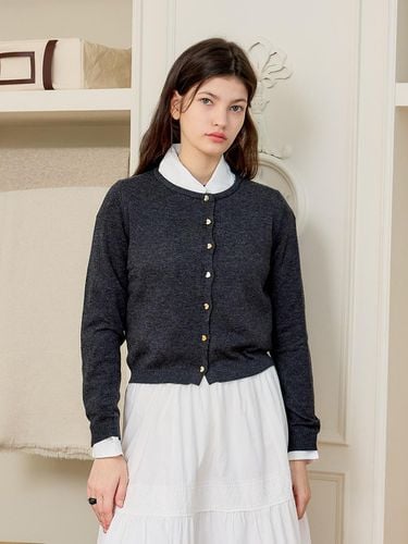 AR_Heart buttoned knit cardigan_6color - Aei&Rei - Modalova