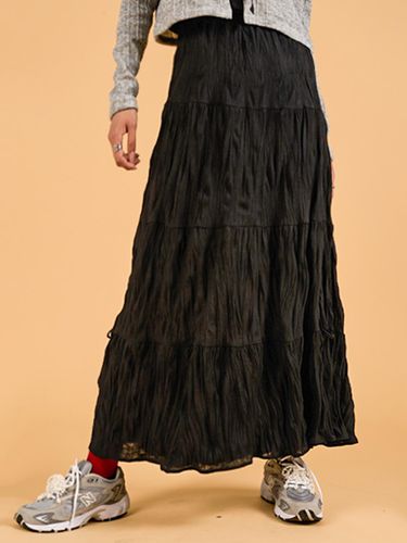 Cancan Mamong Ribbon Pleats Long skirt [] - KOLEAT - Modalova