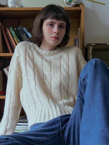 Katie wool knit pullover (Cream) - RAPHAEL - Modalova