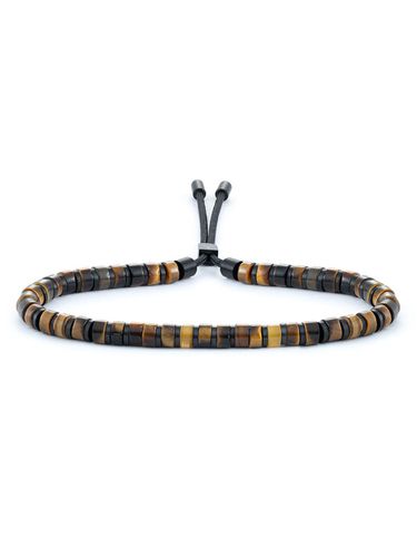 Brontide 4 Bracelet - Tiger Eye X Black - PIG & HEN - Modalova